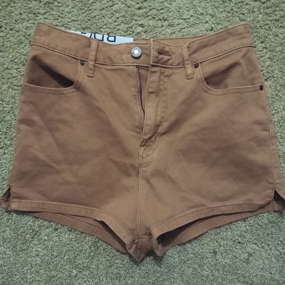 NWT BDG rust colored high waisted shorts